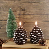⛄Christmas Special Sale🔥Flameless Pinecone Candles Battery Operated