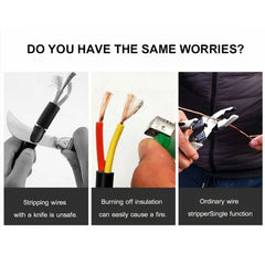 š„Limited Sale - BUY 1 GET 1 FREEš„Multipurpose Duckbill-Designed Wire Stripping Pliers