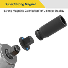 ✨Low Profile Impact Socket Adapter Set â€?Industrial Drive Ratchet & Wrench Adapter Set for Tight Spaces, 4PC Hardware Kit: 3/4" to 1", 1/2" to 3/4", 1/2" to 3/8", 1/4" to 3/8"