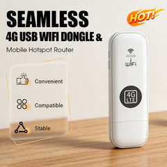 🔥Hot Sale Deals-Portable 4G USB WiFi Dongle & Mobile Hotspot Router