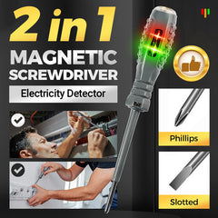 🔥2-in-1  High Torque Strong Magnetic Screwdriver Electricity Detector