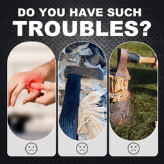 Durable Hatchet with Wood Handle