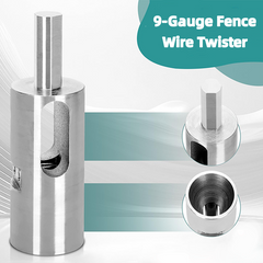 9-Gauge Fence Wire Twister for 3-Jaw Drill Chuck