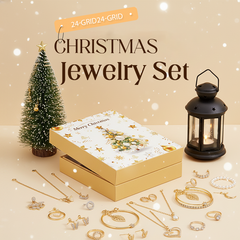 24-Grid Christmas Jewelry Set